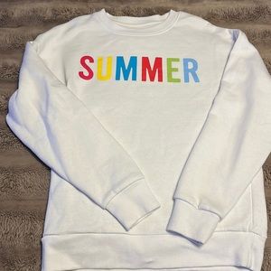 Womens Sweatshirt “SUMMER”. Size S.